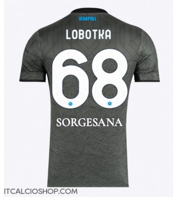 SSC Napoli Stanislav Lobotka #68 Terza Maglia 2024-25 Manica Corta
